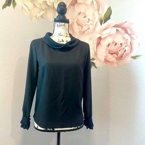 NWT Ann Taylor Ruffle Cuff Blouse